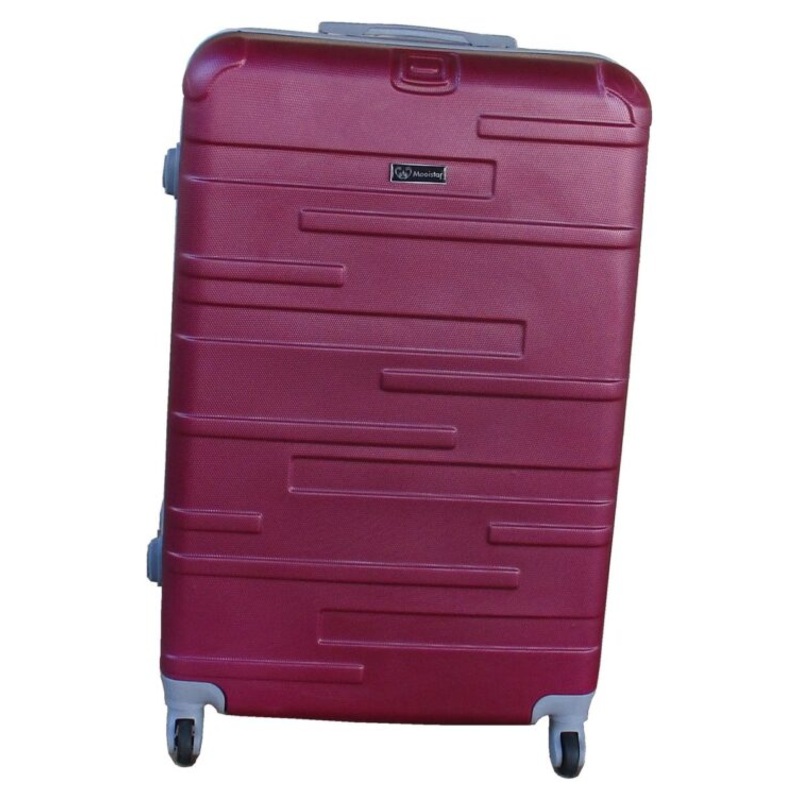 1 Piece Mooistar 30 inch Travel Luggage Suitcase Bag  Maroon
