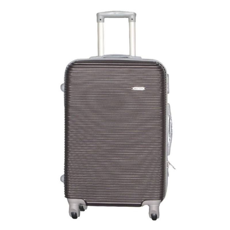 1 Piece Hard Outer Shell Luggage 24  Brown