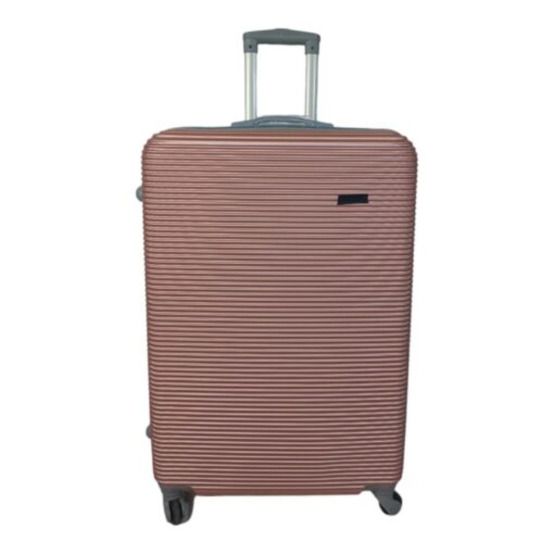 1 Piece Hard Outer Shell Luggage Set  Pink