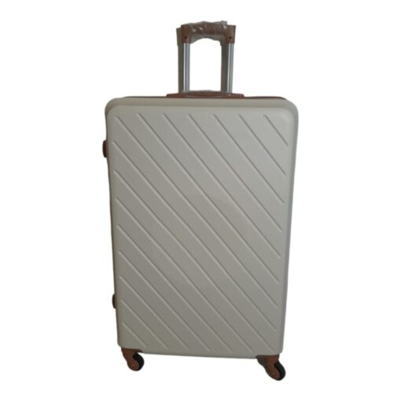 1 Piece Hard Outer Shell Luggage Set Premium ZT  White  30 cm