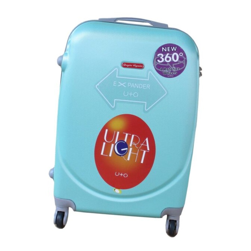 1 Piece Lightweight Luggage 23  Apple Green