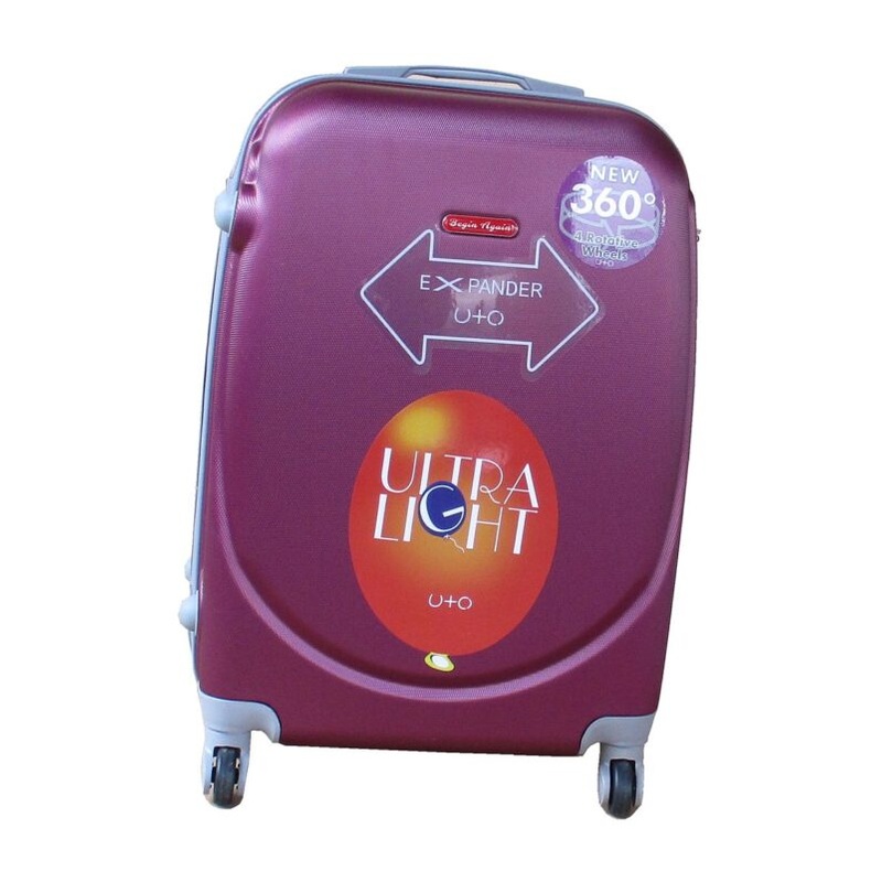 1 Piece Lightweight Luggage 23  Dark Purple