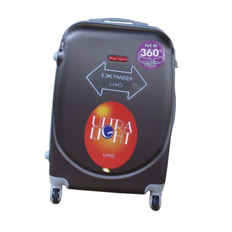 1 Piece Lightweight Luggage 27  Dark Brown