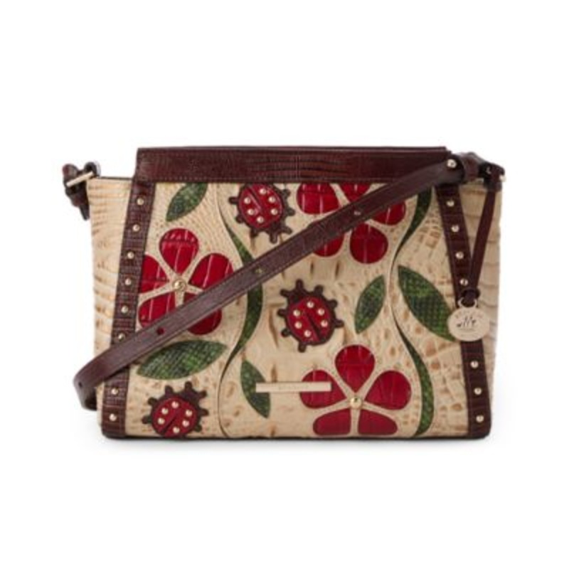 Brahmin Hillary Sandstorm Ladybird Leather Crossbody Bag – Macy’s