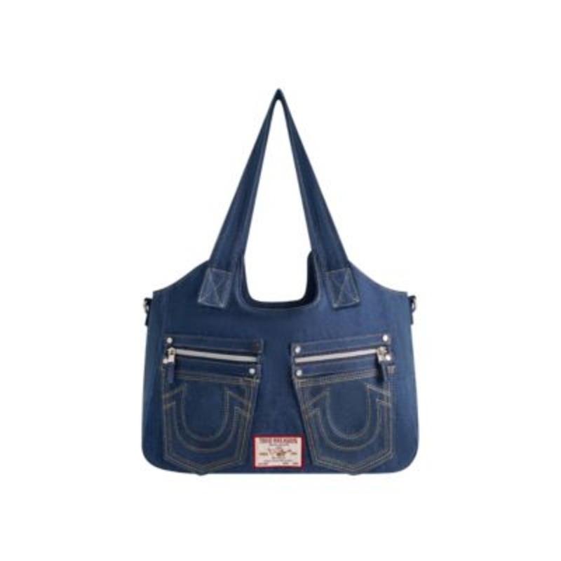 True Religion Horseshoe Stitch Denim Satchel – Macy’s