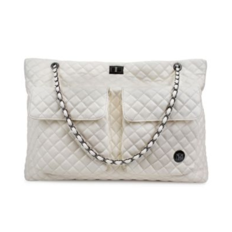Badgley Mischka Diana XL Faux Leather Tote Weekender Travel Bag – Macy’s