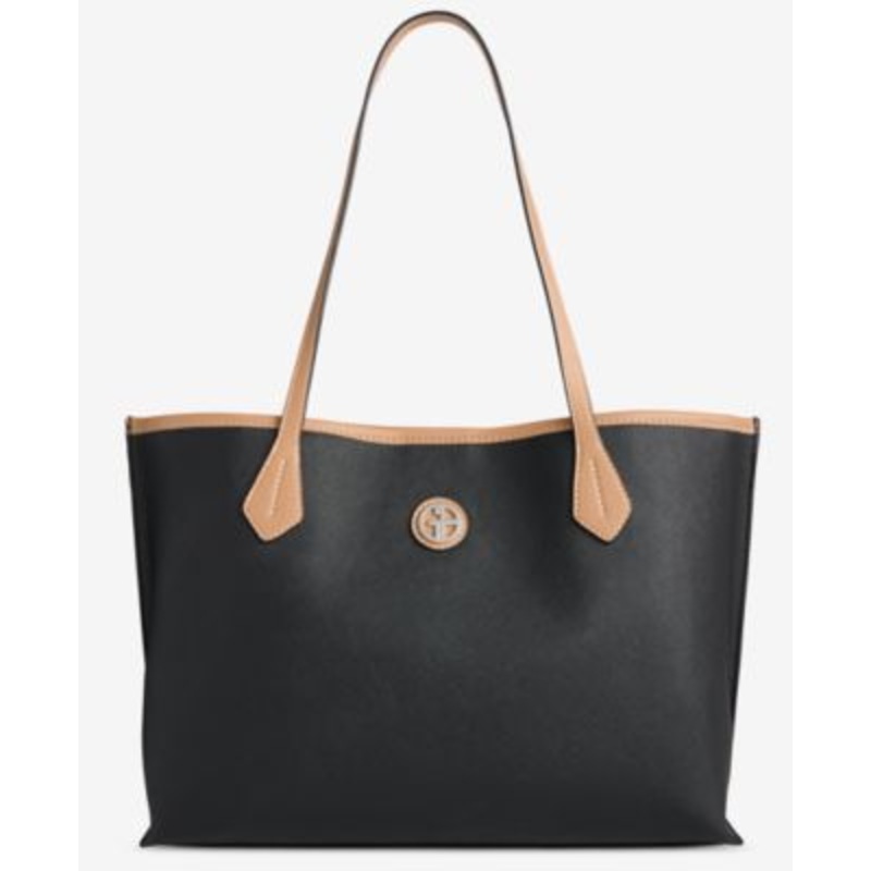 Giani Bernini Saffiano Pinched Extra-Large Tote Exclusively at Macy’s   – Macy’s