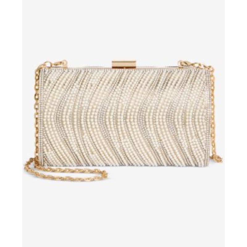 I.N.C. International Concepts Randdi Wavy Imitation Pearl Clutch Exclusively at Macy’s – Macy’s