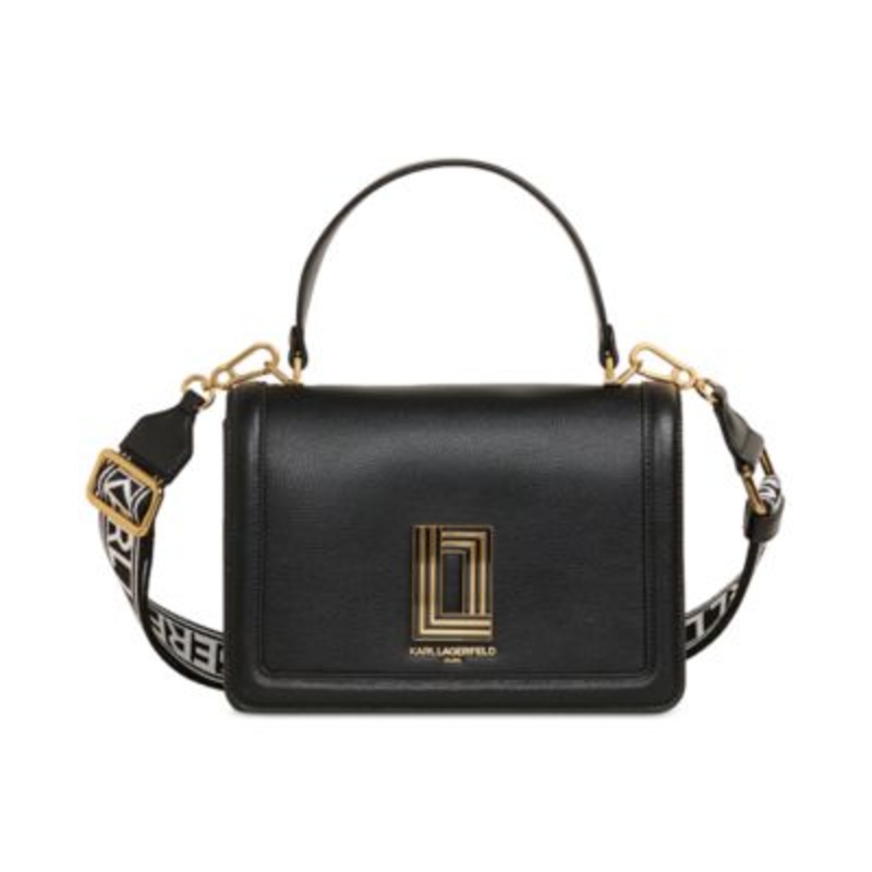 KARL LAGERFELD PARIS Simone Flap Crossbody  – Macy’s