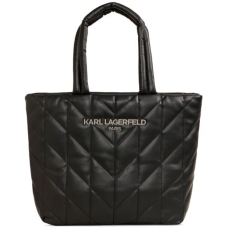 KARL LAGERFELD PARIS Voyage Large Quilted Tote – Macy’s