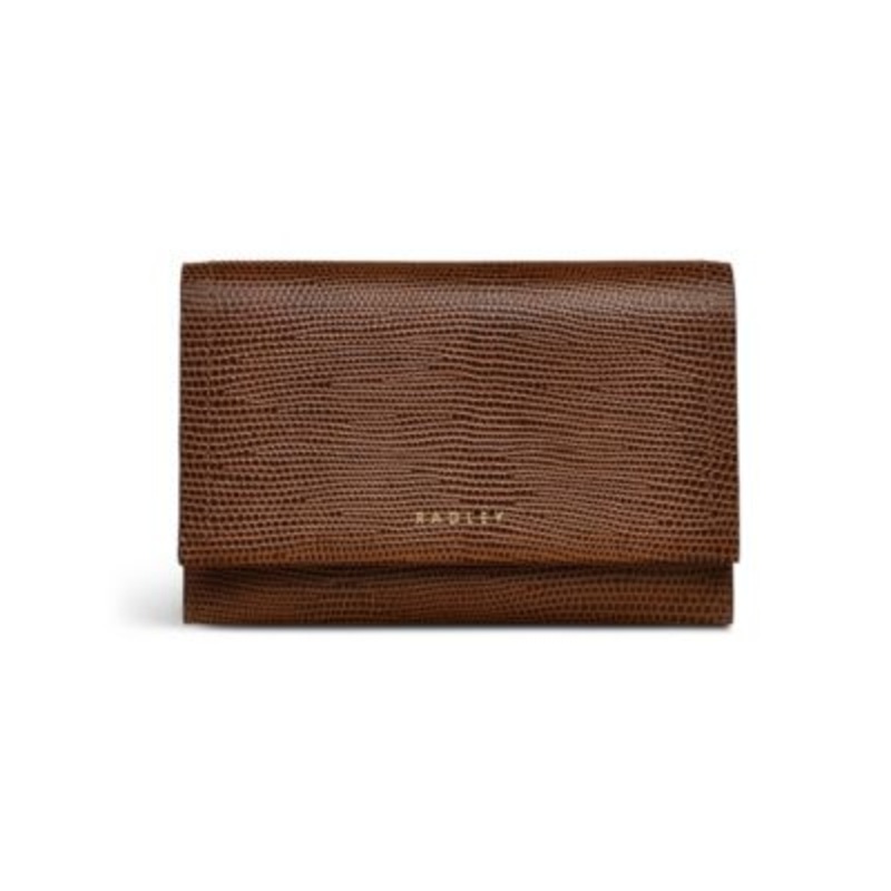 Radley London Oak Street Faux Lizard Flap Over Wallet – Macy’s