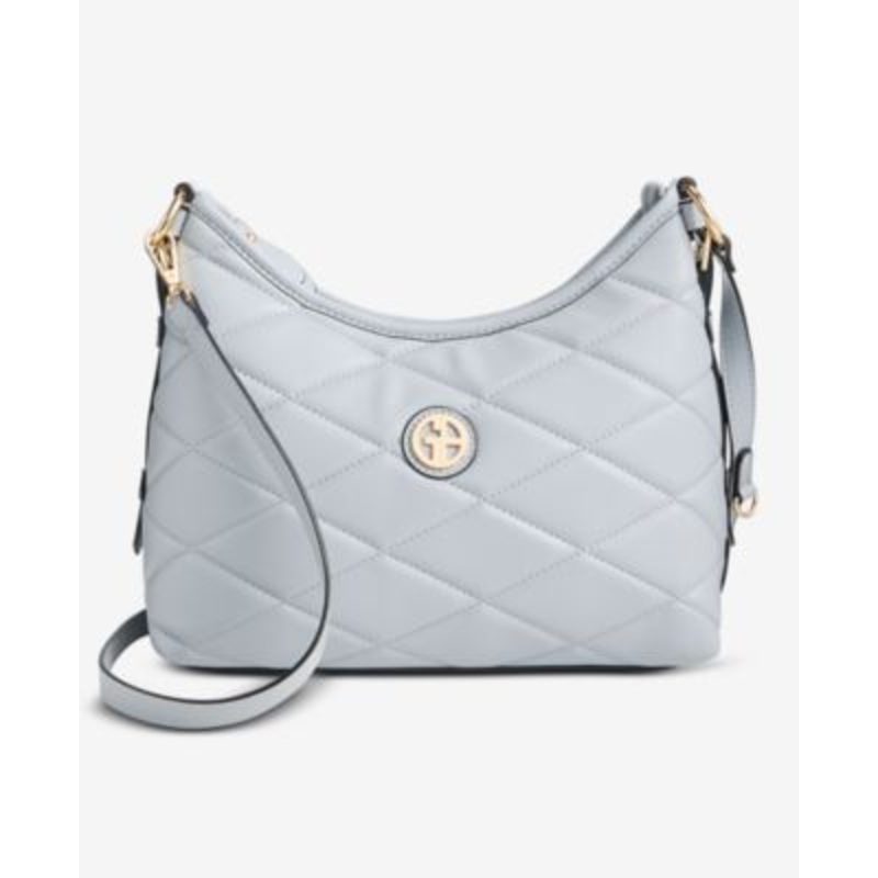 Giani Bernini Small Quilted Soft Shoulder Crossbody Exclusively at Macy’s  – Macy’s