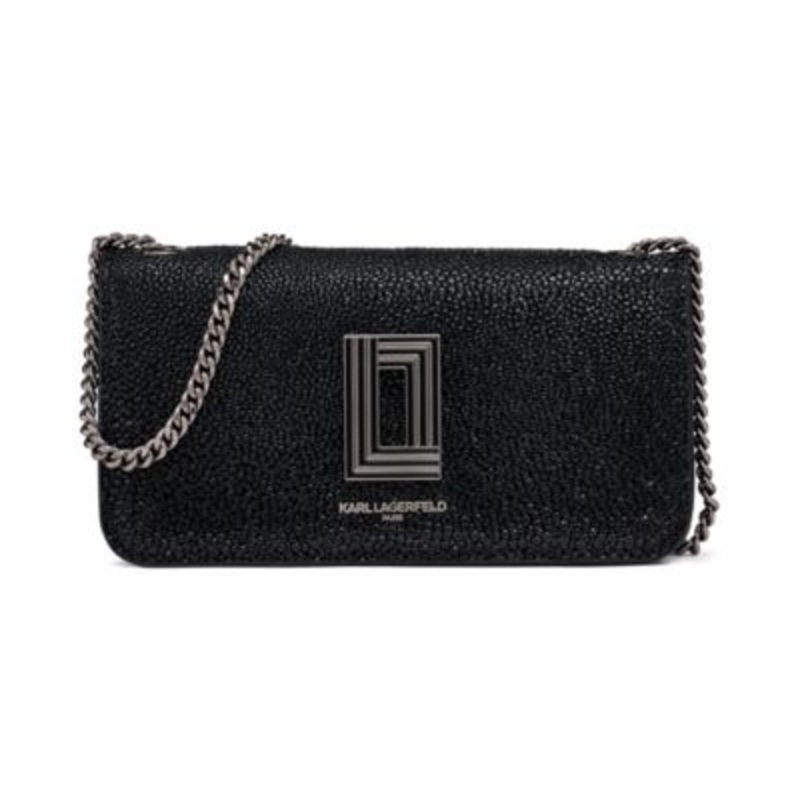 KARL LAGERFELD PARIS Kosette Patent Shoulder – Macy’s