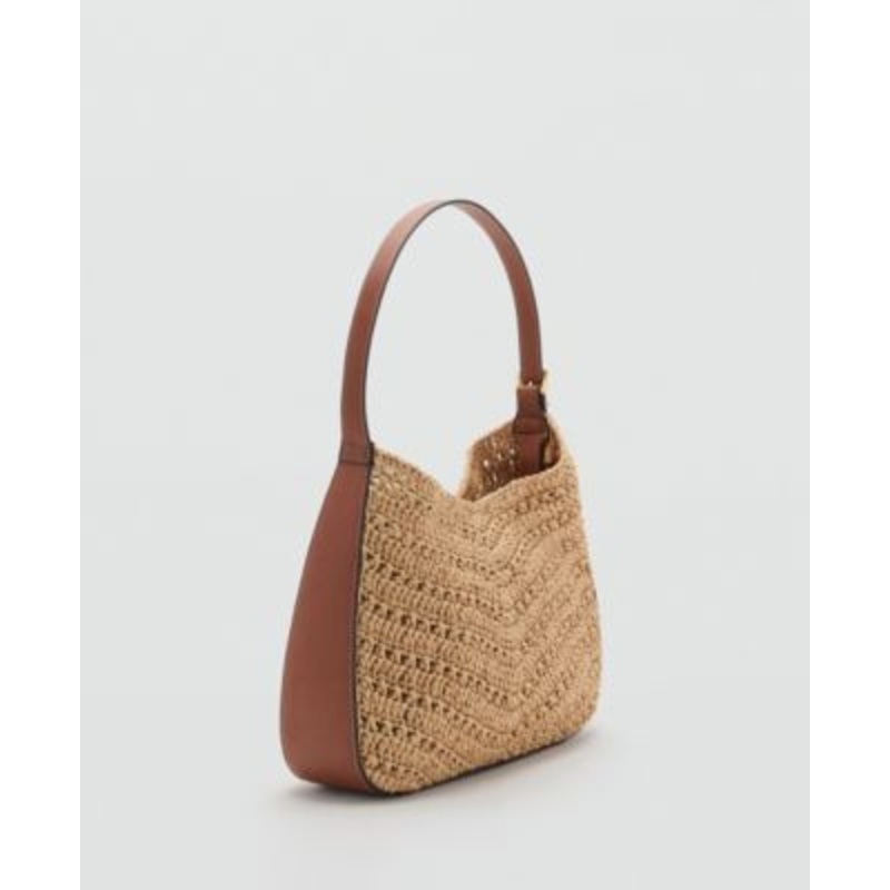 Mango Women’s Natural Fiber Shoulder Bag – Macy’s