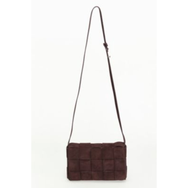Women’s Woven Suede Shoulder Bag Created for Macy’s – Macy’s