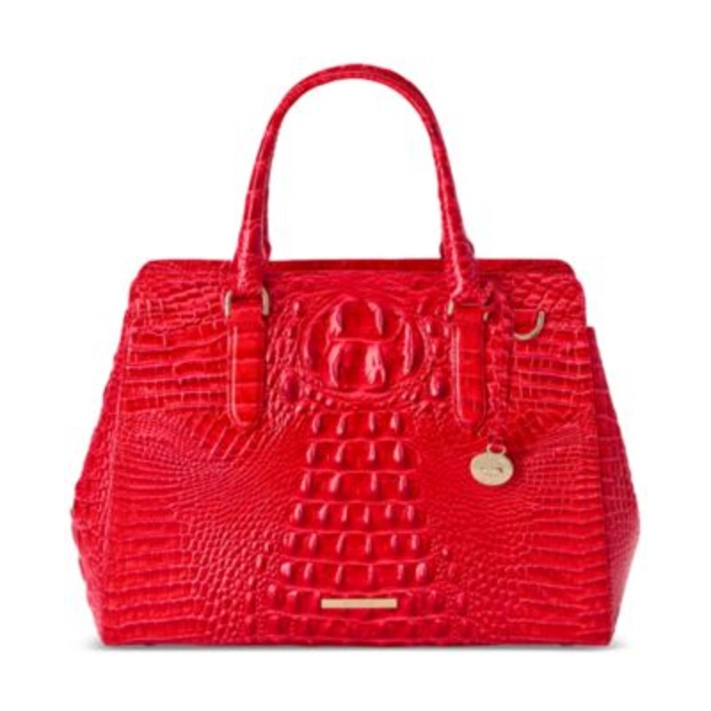 Brahmin Finley Leather Satchel – Macy’s