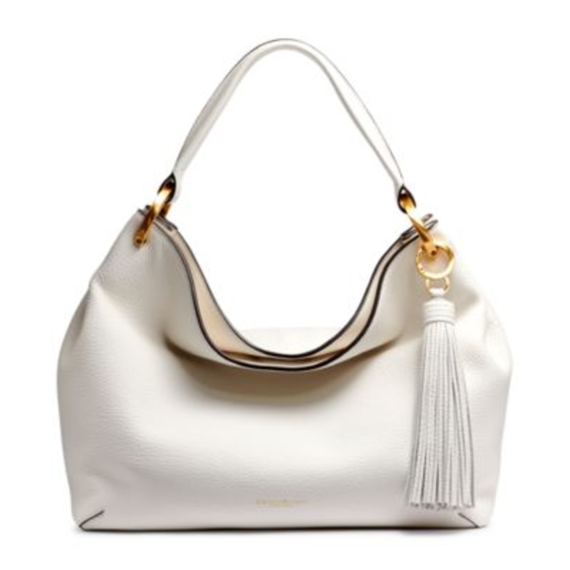 Donna Karan New York Glenwood Leather Shoulder with Tassel Detail – Macy’s