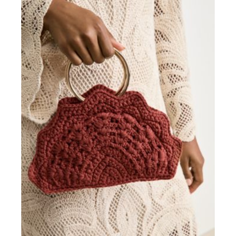 Women’s Crocheted Top-Handle Handbag Macy’s Exclusive – On 34th | Alix Friedberg Capsule Collection – Macy’s